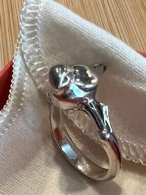 Retired James Avery Bird on a Branch Sterling Silver Statement Ring Size 10